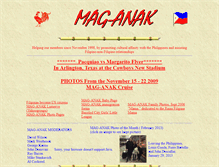 Tablet Screenshot of mag-anak.org